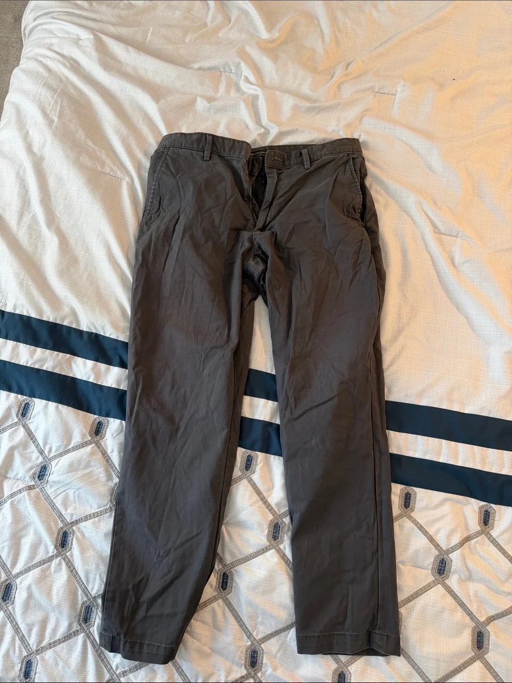 Banana Republic Men's Chino Pants in Charcoal